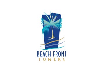 Beach front Towers Logo Design Sunshine Coast