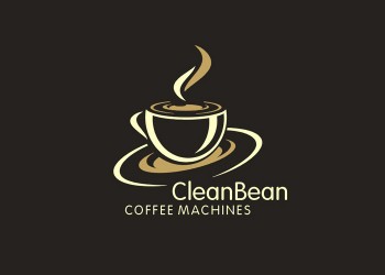 Clean Bean Coffee Machines Logo Design Sunshine Coast